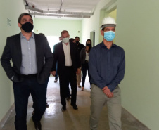 Secretário da Segurança Pública visita obras da Cadeia Pública de Londrina