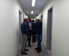 Secretário da Segurança Pública visita obras da Cadeia Pública de Londrina
