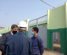 Secretário da Segurança Pública visita obras da Cadeia Pública de Londrina