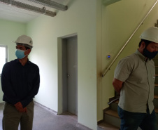 Secretário da Segurança Pública visita obras da Cadeia Pública de Londrina