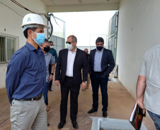 Secretário da Segurança Pública visita obras da Cadeia Pública de Londrina