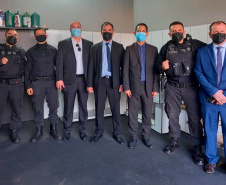 Secretário da Segurança Pública do Paraná participa da Inauguração da Base de Operações com Cães da SOE em Maringá