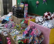 Secretaria da Segurança Pública arrecada mais de 700 brinquedos e roupas para campanha solidária do dia das crianças
