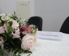 Servidoras e prestadoras de serviço vinculadas à Sesp participam da Campanha Paraná Rosa