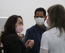 Servidoras e prestadoras de serviço vinculadas à Sesp participam da Campanha Paraná Rosa