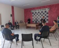Secretário da Segurança Pública visita obras e instituições da segurança pública em Foz do Iguaçu