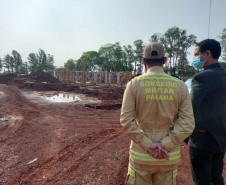 Secretário da Segurança Pública visita obras e instituições da segurança pública em Foz do Iguaçu