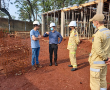 Secretário da Segurança Pública visita obras e instituições da segurança pública em Foz do Iguaçu