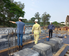 Secretário da Segurança Pública visita obras e instituições da segurança pública em Foz do Iguaçu