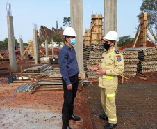 Secretário da Segurança Pública visita obras e instituições da segurança pública em Foz do Iguaçu