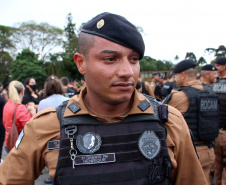 Policiais militares se formam no curso de rondas ostensivas com motocicletas