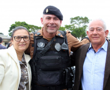 Policiais militares se formam no curso de rondas ostensivas com motocicletas
