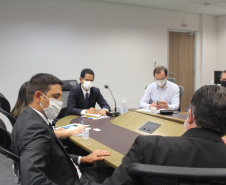 Secretário da Segurança Pública do Paraná recebe representantes do MJSP e trata sobre investimentos no Paraná