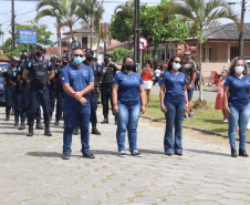 Secretário da Segurança Pública prestigia 26°aniversário de Pontal do Paraná 