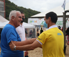 Secretário da Segurança Pública e Coordenador do Verão Paraná Viva a Vida 2021/2022 visita unidades policiais do Litoral