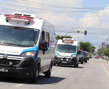 Operação integrada transfere 50 presos do Litoral para a Casa de Custódia de Piraquara