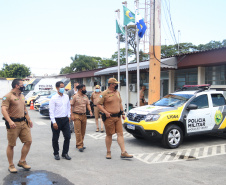 Polícia Militar recebe visita do Secretário da Segurança Pública no Litoral