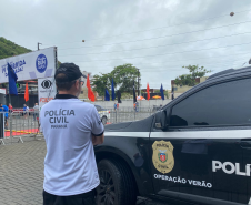 Polícia Civil do Paraná participa de corrida de rua em Guaratuba, no Litoral 