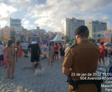 Futuros oficiais da PM fazem estágio operacional no Litoral durante o Verão Paraná – Viva a Vida 2021/2022