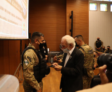 Esquadrão Antibombas da PMPR celebra trigésimo aniversário com presença do vice-governador