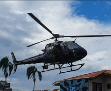 PCPR realiza voos especializados de polícia judiciária no Litoral