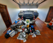 Policiais rodoviários estaduais apreendem drogas e equipamentos eletrônicos