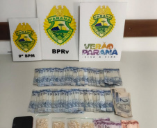 Polícia Rodoviária apreende droga e bebidas no Litoral e no Sudoeste do Paraná