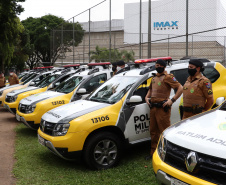 Operação da PM reforça policiamento em alguns bairros de Curitiba