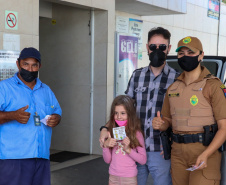Polícia Militar realiza campanha com orientações de segurança em postos de combustíveis