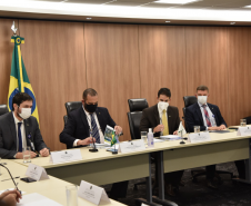 Secretário Marinho participa de reunião com Secretário Nacional de Segurança Pública e CONSESP