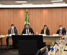 Secretário Marinho participa de reunião com Secretário Nacional de Segurança Pública e CONSESP