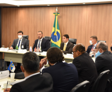 Secretário Marinho participa de reunião com Secretário Nacional de Segurança Pública e CONSESP