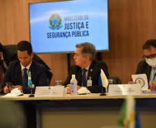 Secretário Marinho participa de reunião com Secretário Nacional de Segurança Pública e CONSESP