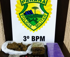 Policiais militares recuperam veículo furtado e apreendem drogas em Pato Branco,  em situações distintas