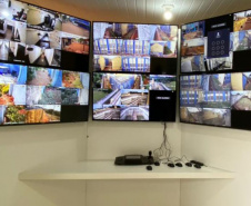 Novas câmeras de segurança reforçam monitoramento na Penitenciária de Foz do Iguaçu