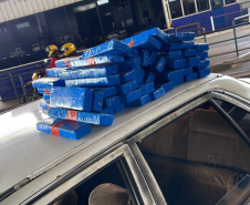Força Nacional apreende adolescente com 48 quilos de maconha na Ponte Internacional da Amizade