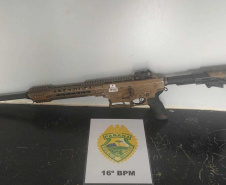 PM localiza mais uma arma de fogo longa durante buscas em Guarapuava