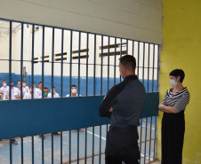 Presos concluem treinamento de combate a incêndio em penitenciária de Piraquara