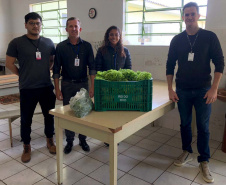 Orgânicos cultivados por presos de Guarapuava são distribuídos a instituições de acolhimento