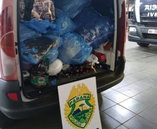 Em ação conjunta, BPFron apreende quase R$ 40 mil em produtos contrabandeados