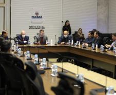 Secretário Wagner Mesquita debate segurança pública com deputados estaduais