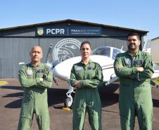  Com novos copilotos e avião apreendido, PCPR reforça suas operações aéreas