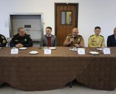 Secretário da Segurança se reúne com comando da Polícia Militar