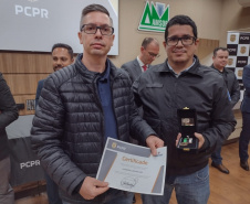 PCPR realiza entrega de medalhas para policiais civis em Francisco Beltrão