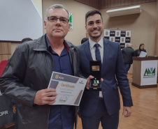 PCPR realiza entrega de medalhas para policiais civis em Francisco Beltrão