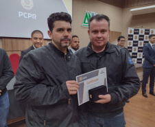 PCPR realiza entrega de medalhas para policiais civis em Francisco Beltrão