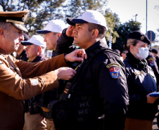 Batalhão de Guarapuava comemora aniversário com homenagens e lançamento da Operação Pronta Resposta