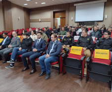 PCPR realiza entrega de medalhas para policiais civis em Francisco Beltrão