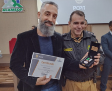 PCPR realiza entrega de medalhas para policiais civis em Francisco Beltrão