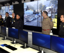 Visita de Bolsonaro ao Paraná tem acompanhamento por central de monitoramento e policiamento integrado